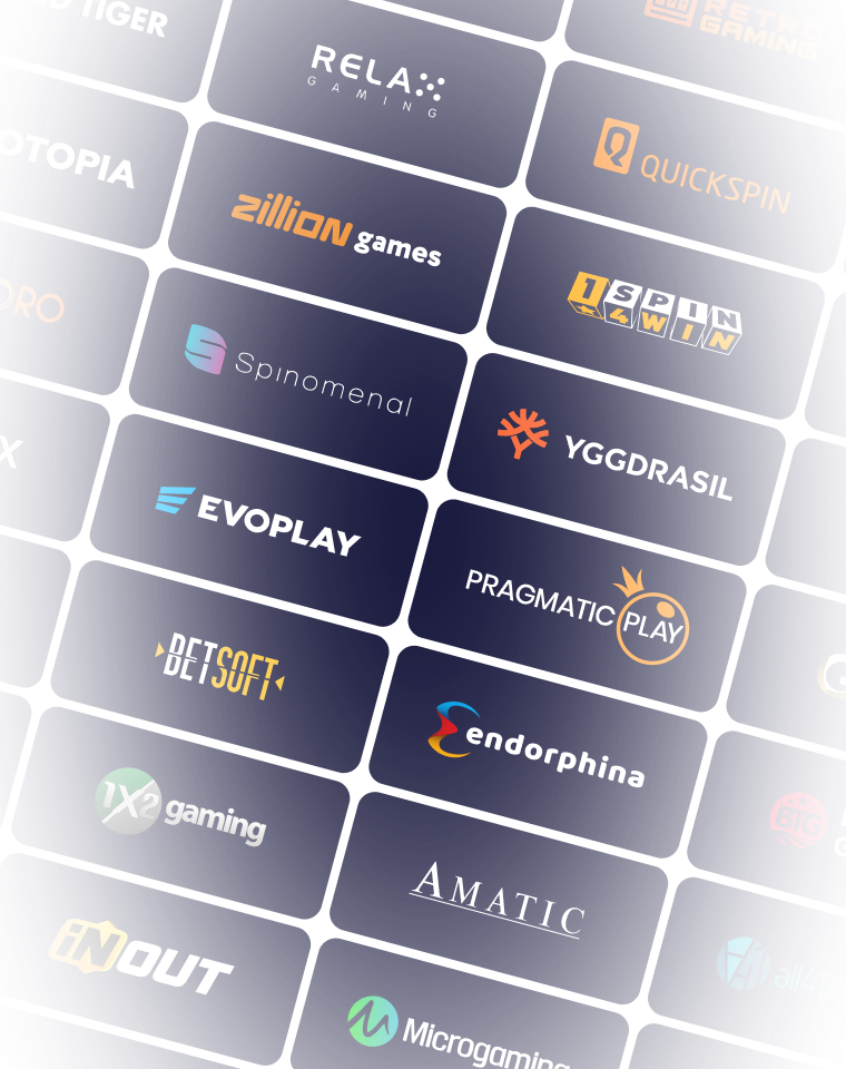 Dostawcy gier - Pragmatic Play, Yggdrasil, Evoplay, Betsoft, Endorphina i wiecej
